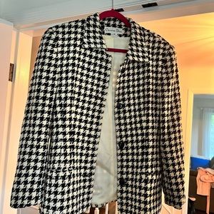 Christian Dior houndstooth blazer